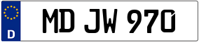 Truck License Plate